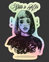 Image 4 of Holographic Ghost Girl Sticker