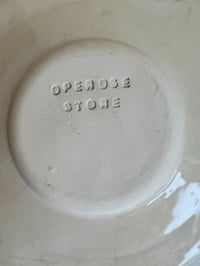 Image 3 of red rose hibiscus plate