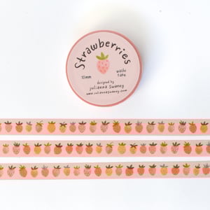 Image of Little Strawberries 10mm Washi Tape