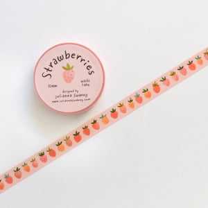 Image of Little Strawberries 10mm Washi Tape