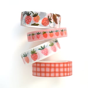 Image of Little Strawberries 10mm Washi Tape