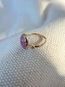 Image 4 of Rosecut Pink Sapphire Gold Ring