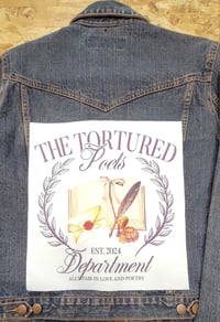 Image 1 of Taylor Swift The Tortured Poets Department (Purple) Back Patch