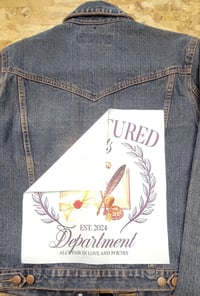 Image 2 of Taylor Swift The Tortured Poets Department (Purple) Back Patch