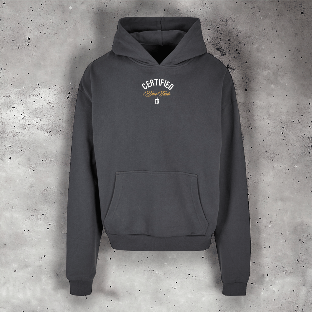 Image of DARK GREY MID CERTIFIED ULTRA HEAVY HOODIE