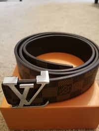 Image 3 of LV Belt Brown/Silver Buckle