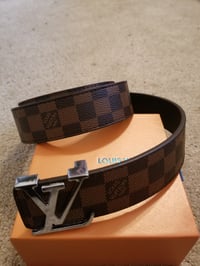 Image 4 of LV Belt Brown/Silver Buckle