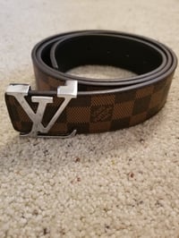 Image 5 of LV Belt Brown/Silver Buckle