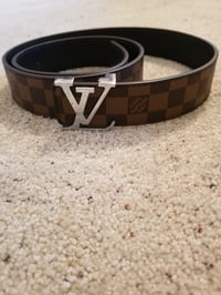 Image 6 of LV Belt Brown/Silver Buckle