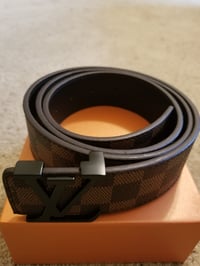 Image 4 of LV Belt Brown/Black