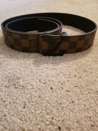 Image 5 of LV Belt Brown/Black