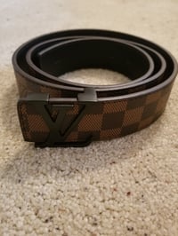 Image 6 of LV Belt Brown/Black