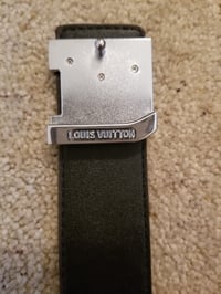 Image 10 of LV Belt Brown Silver Buckle
