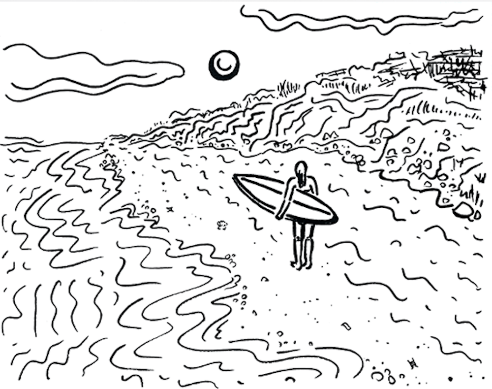 Surfer Girl | Surf Print