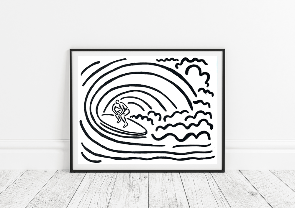 wavy | Surf Print