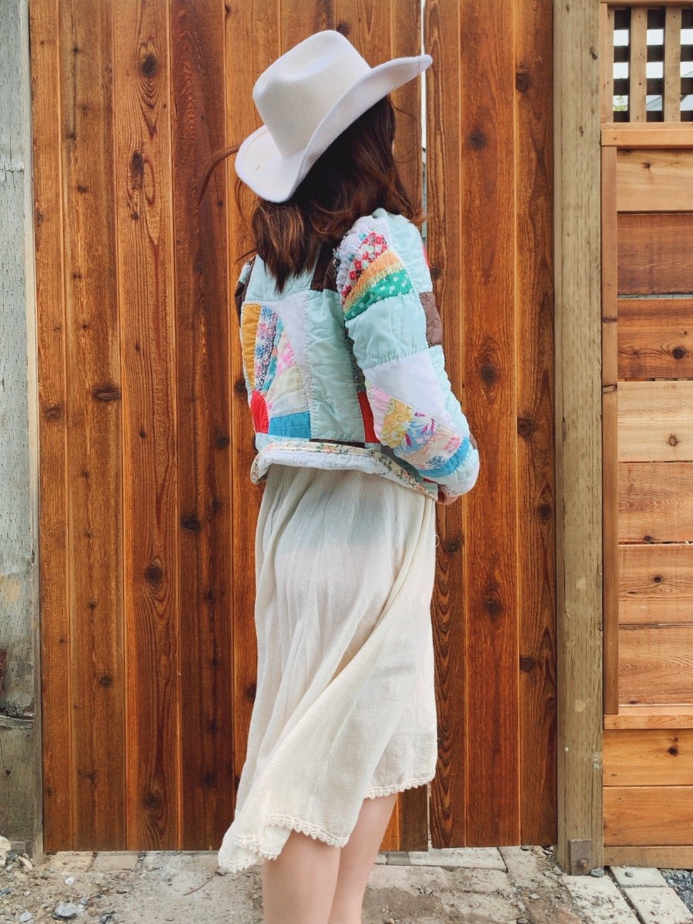 Image of Puff Sleeve Quilt Coat — Fans