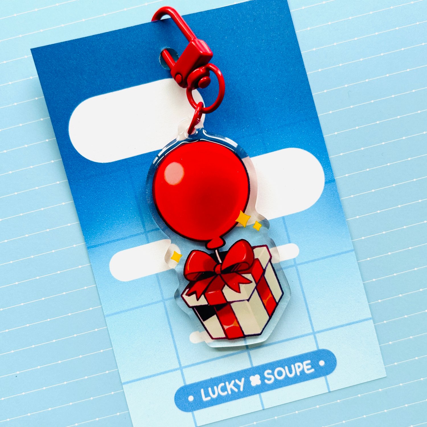 Animal Crossing Balloon Acrylic Charm