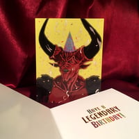 Image 1 of LORD of DARKNESS Birthday CARD