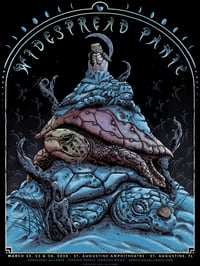 Image 1 of Widespread Panic Conscious Alliance St. Augustine Poster - Foil Edition