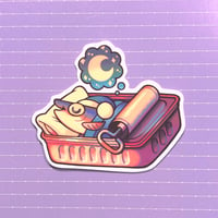 Sleepy Fish Sticker