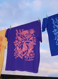 Orchid Purple Birds of Paradise Tee ( L)