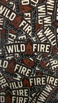 WILDFIRE TOURING LOGO STICKER