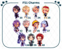 [LEFTOVERS] Ensemble stars!! fs1 charms