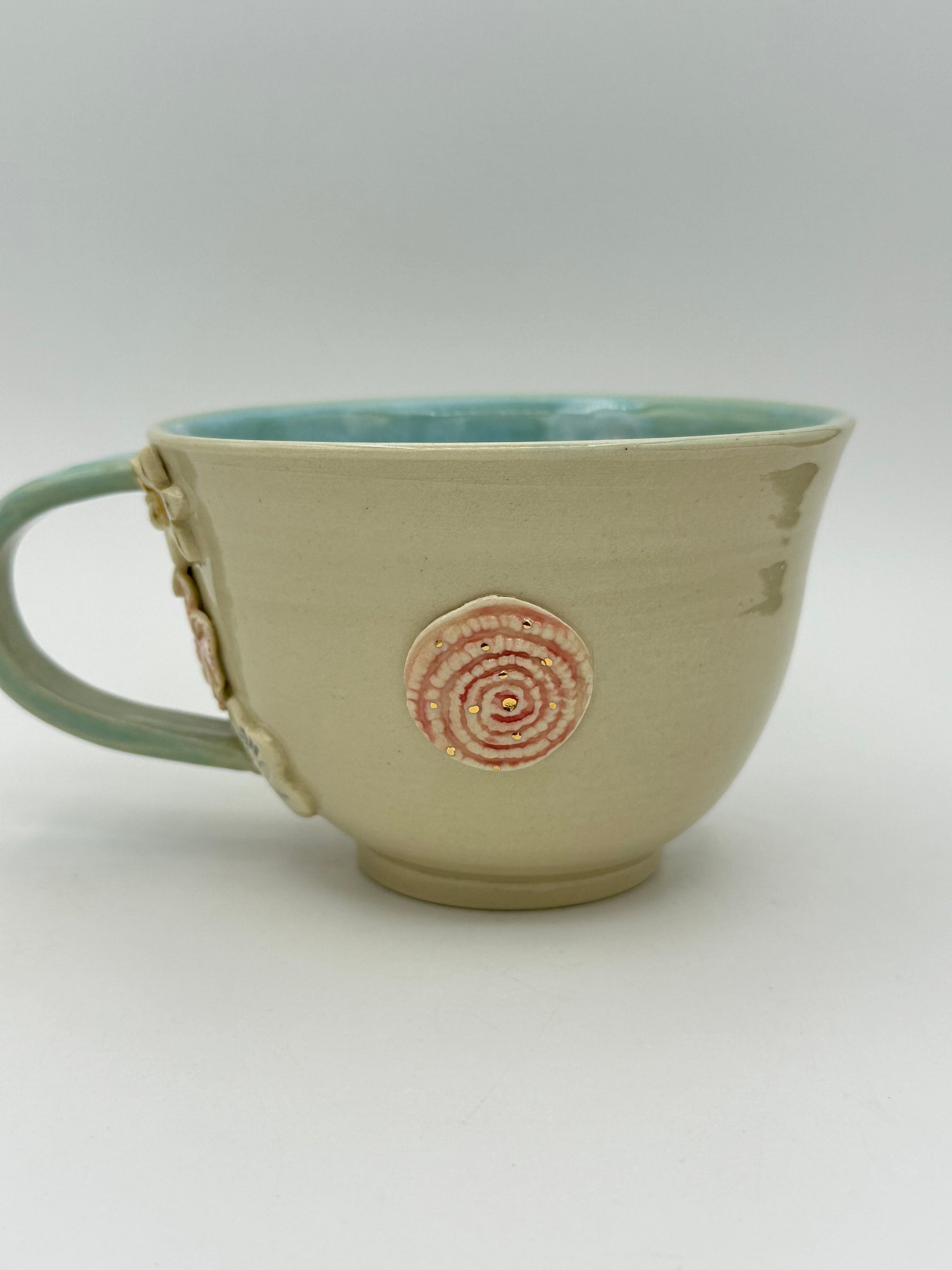 Image of Blue Banded Bee Tea Cup 