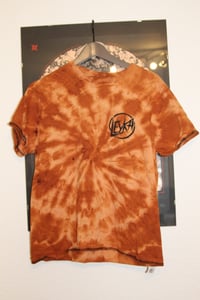 Image 1 of LEYKA - Tie Dye Bleach - Basic Logo Shirt - Black