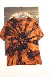 Image 3 of LEYKA - Tie Dye Bleach - Basic Logo Shirt - Black