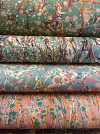 Image 1 of Marbled Paper Assorted Listing - Sheets 77-80 (to purchase individually)