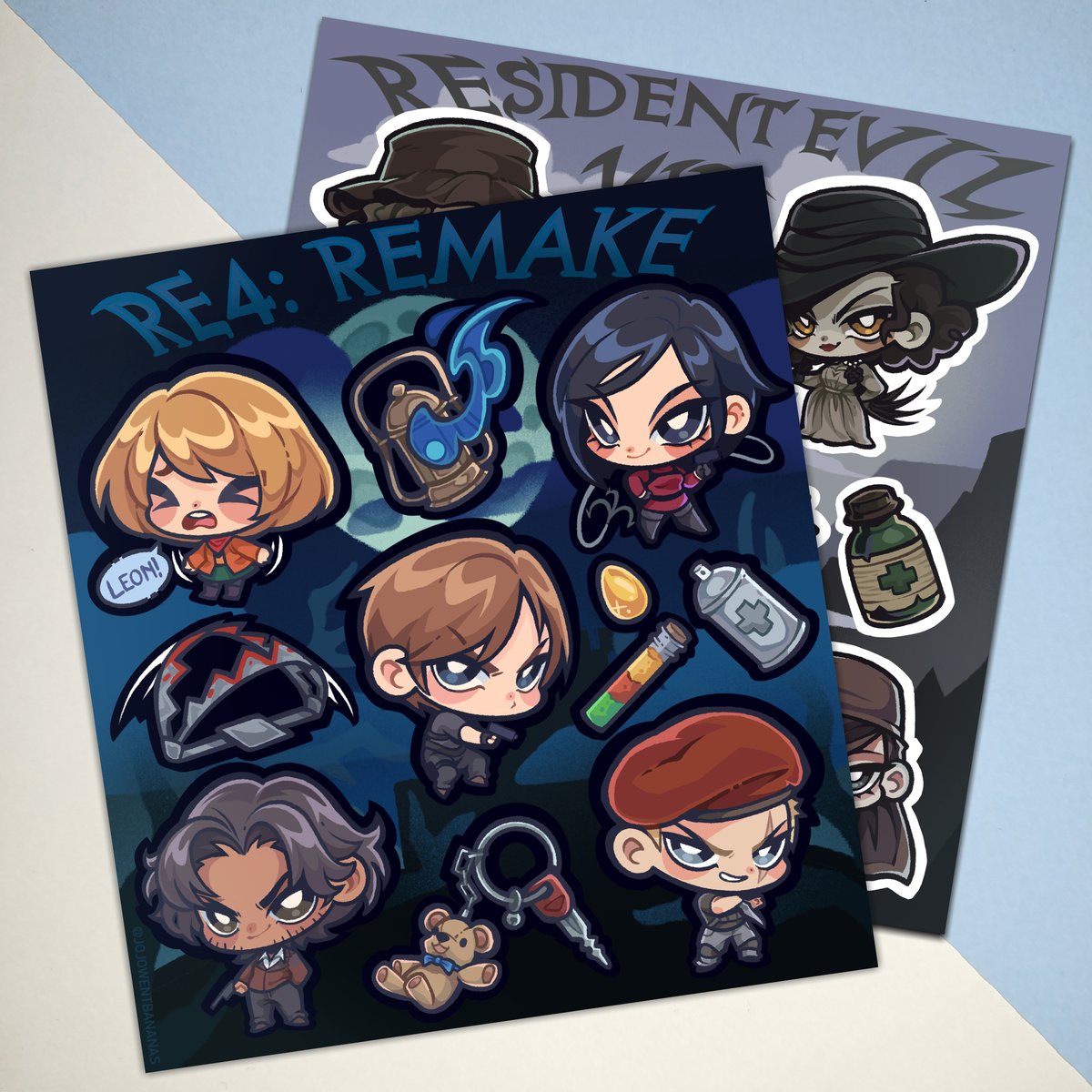 Resident Evil Sticker Sheets | Joanna went bananas