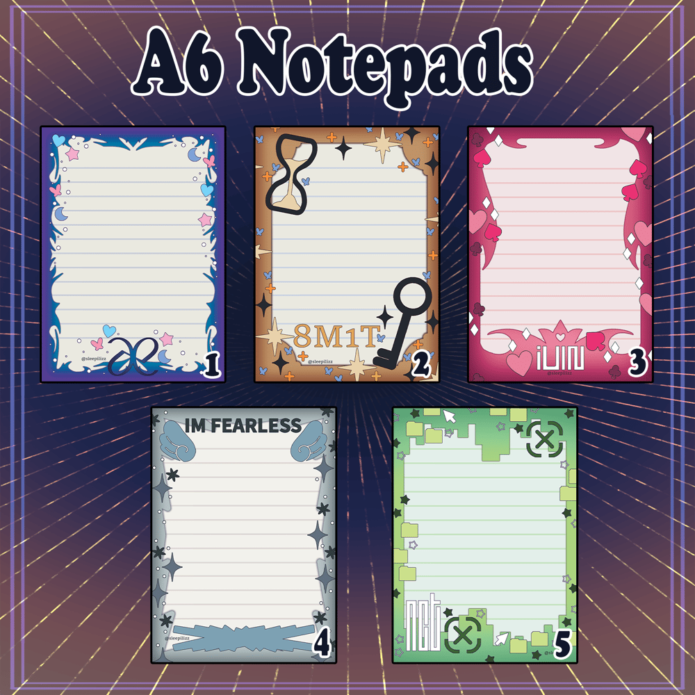 Image of Notepads (Mixed Groups)