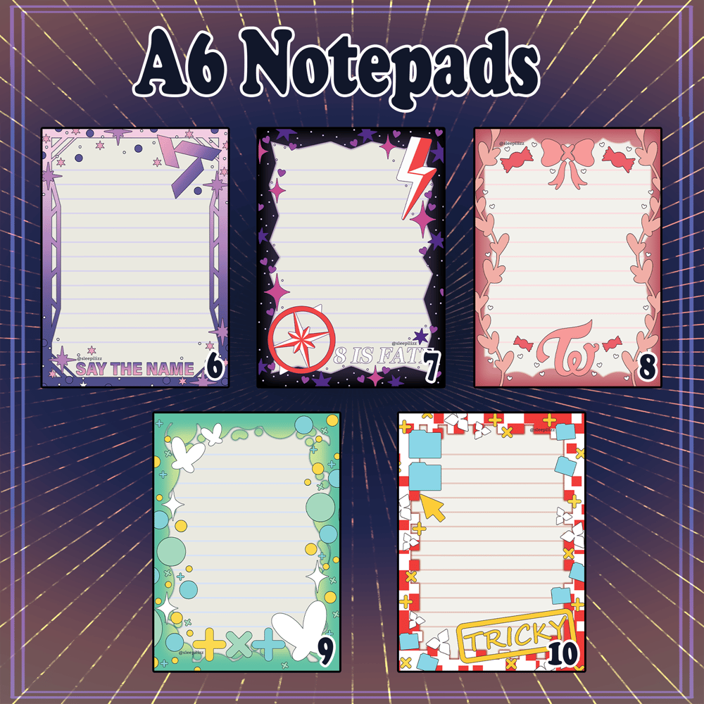 Image of Notepads (Mixed Groups)