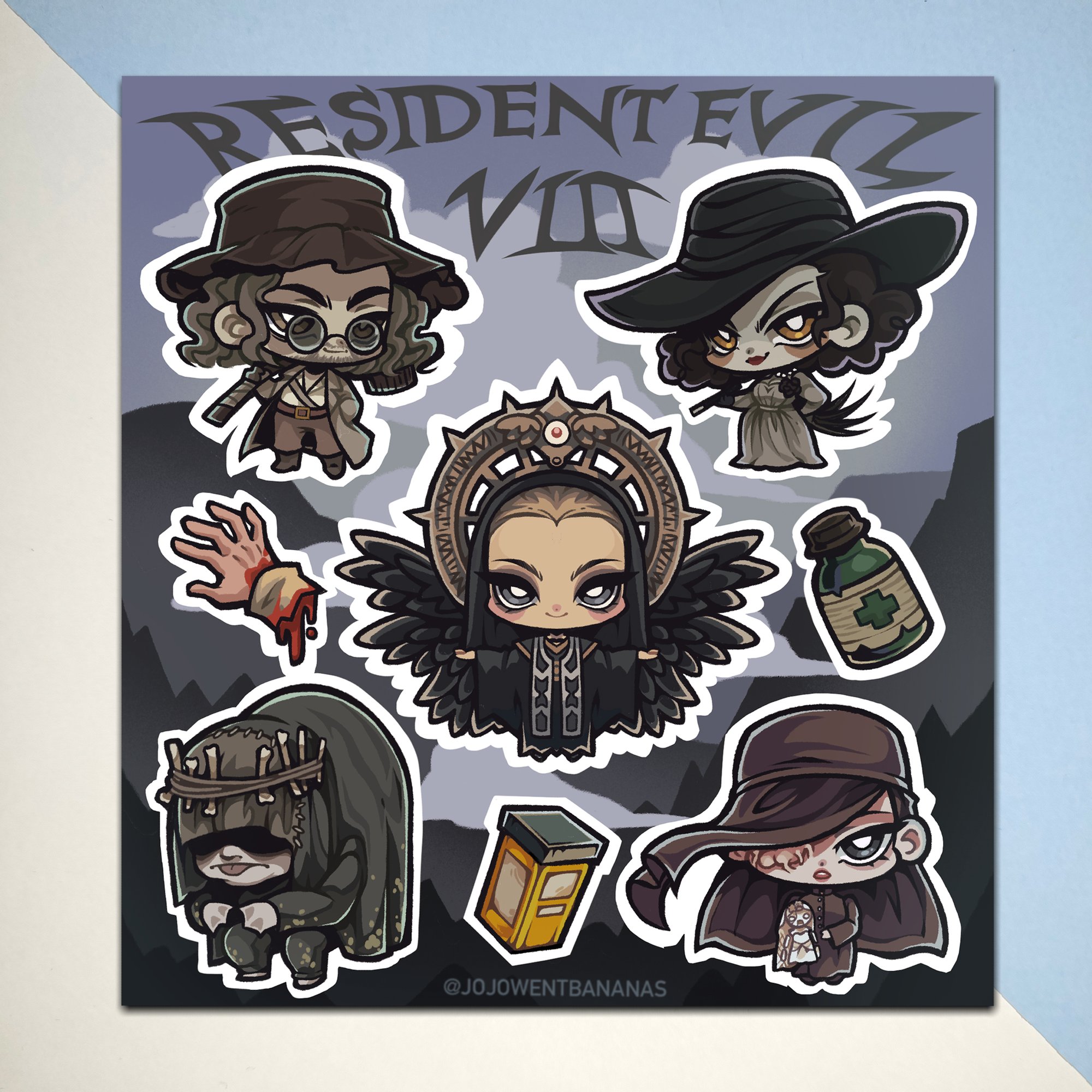 Resident Evil Sticker Sheets | Joanna went bananas