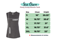 Image 5 of USA Flag Distressed - Tank, Flowy Swoop Ladies’ Muscle Tank from PatriotsCo.com