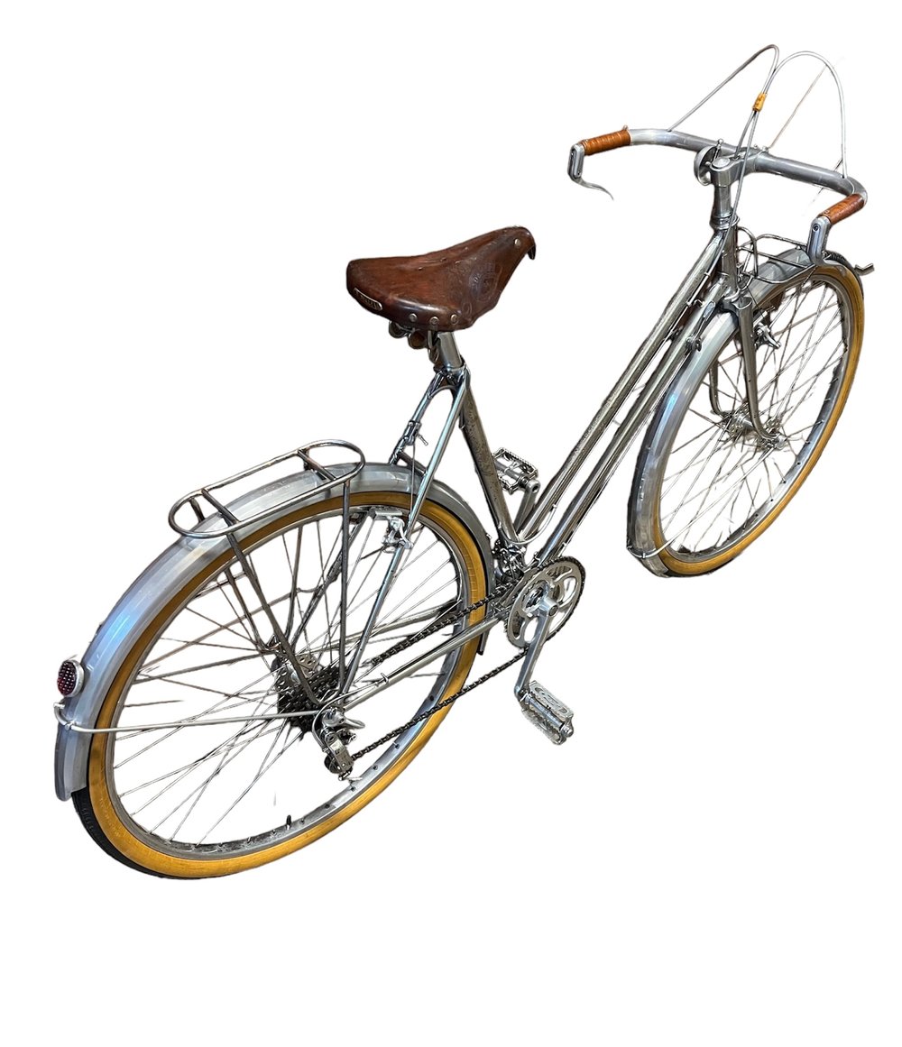 A very rare 650B chrome-plated grand touring lady's bike  - made by René Herse