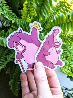 Hippo Stickers