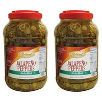 Roland Slice Jalapeno Peppers, 128-Ounce Jar (Pack of 2)