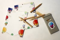 Image 3 of Balloon notepad and pencil set