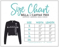 Image 6 of In My Trump 2024 Era Retro Crop Sweatshirt