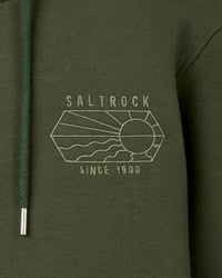 Image 4 of Saltrock vantage outline hoody green 