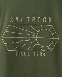 Image 5 of Saltrock vantage outline hoody green 