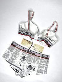 Image 4 of 🎀 ANGEL CAPSULE 🎀 JOHN GALLIANO VINTAGE GAZETTE BRA & SHORTY