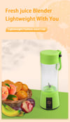 Portable Fruit Juice Blenders Summer Personal Electric Mini Bottle Home USB 6 Blades Juicer Cup