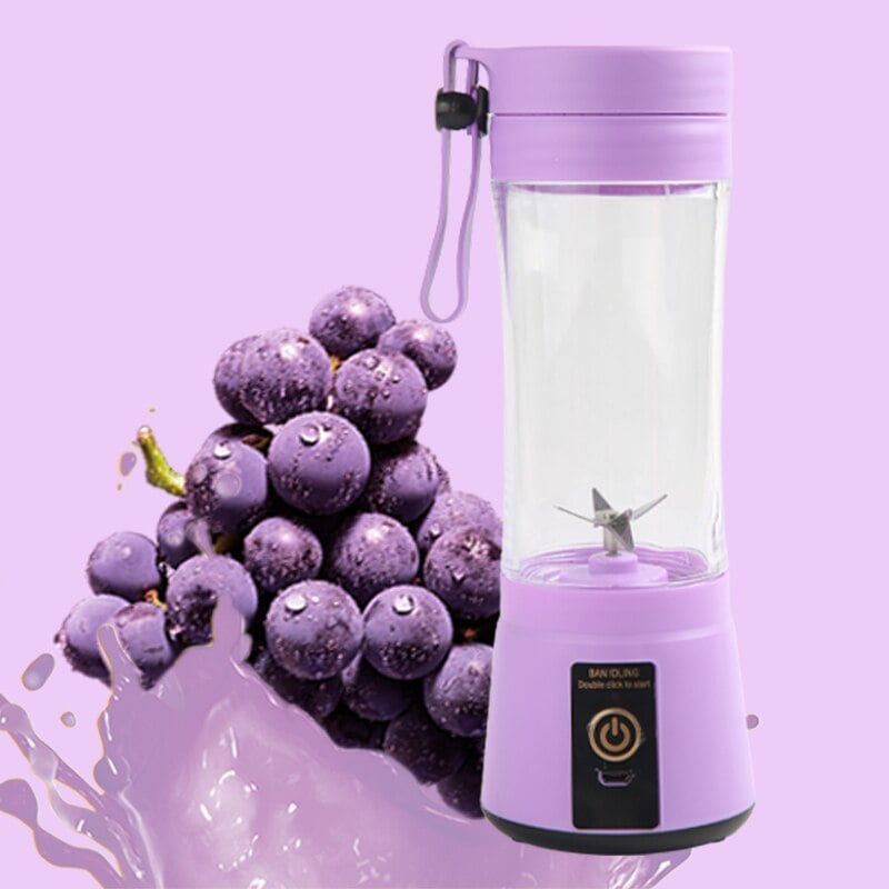 Portable Fruit Juice Blenders Summer Personal Electric Mini Bottle Home USB 6 Blades Juicer Cup