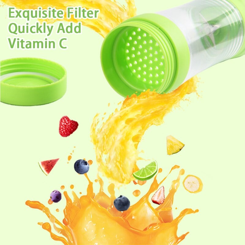 Portable Fruit Juice Blenders Summer Personal Electric Mini Bottle Home USB 6 Blades Juicer Cup