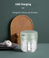 HiPiCok Meat Grinder Electric Garlic Crusher Food Chopper Mini Garlic Press Vegetable Chopper Masher