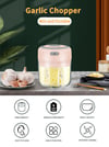 HiPiCok Meat Grinder Electric Garlic Crusher Food Chopper Mini Garlic Press Vegetable Chopper Masher