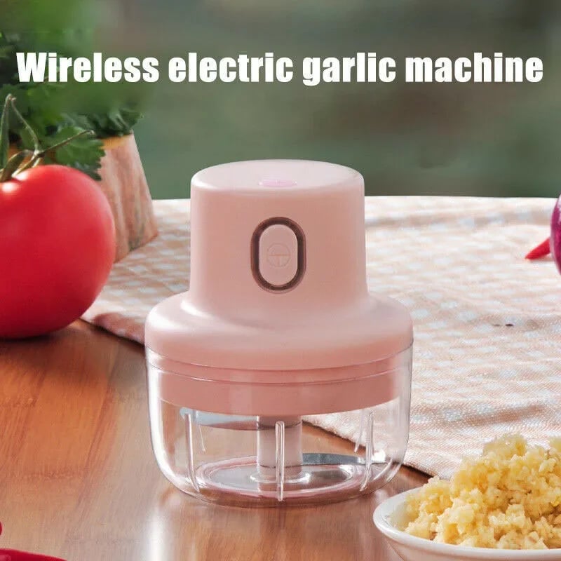 USB Wireless Electric Kitchen Blender Mixer Garlic Masher Meat Grinder Mini Vegetable Chili